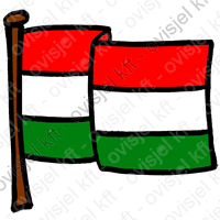 zászló magyar óvodai jel