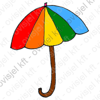 esernyő óvodai jel