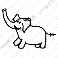 elephant elefánt óvodai jel