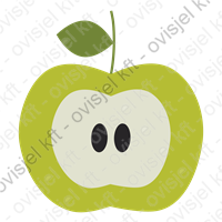zöld alma alma óvodai jel